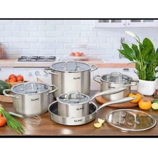 BỘ NỒI INOX ĐÁY 5 LỚP GUME HÀN QUỐC
