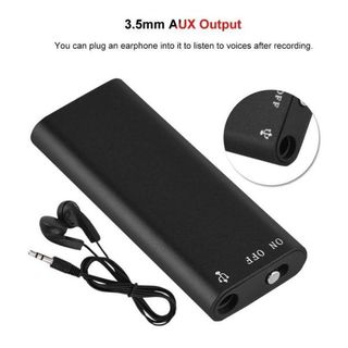 MÁY GHI ÂM SIÊU NHỎ MINI DVR31 BỘ NHƠ TRONG (8GB)