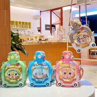 BÌNH NƯỚC HÌNH GẤU MÃ ZI 266 LOGO HI 1000ML giá sỉ