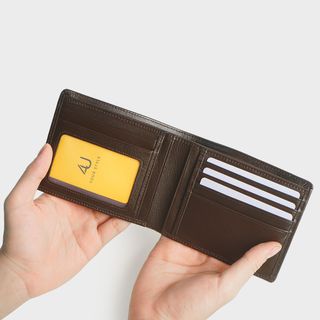 Ví Da Nam Ngang Dập Vân Ngang FA220