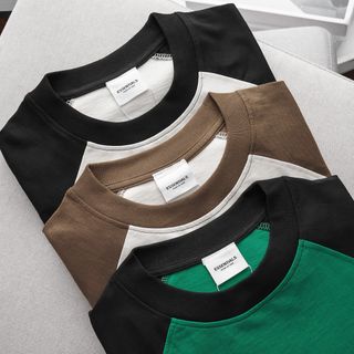 Áo thun cotton 2c nam, áo thun nam cao cấp, chất 100% cotton 2C chính phẩm đét. ĐL 260Gsm, Logo Cao 0,7mm - size từ 55kg - 85kg