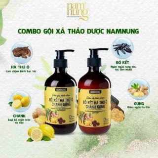 DẦU GỘI XẢ THẢO DƯỢC NAM NUNG giá sỉ