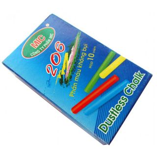 Phấn không bụi Mic (Phấn màu) (Hộp 10V)