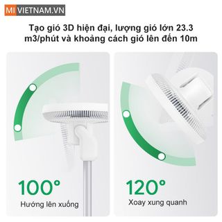 Quạt tích điện đối lưu Smartmi Xiaomi Gen 3 PRO Circulation Fan