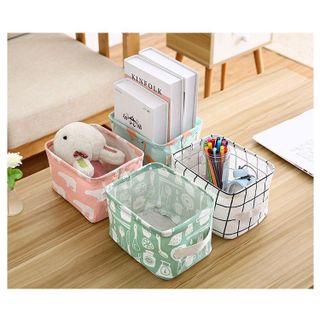 HL033 - Giỏ vải đựng đồ cá nhân văn phòng