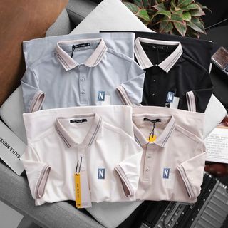 áo thun nam cổ trụ qc N IN
