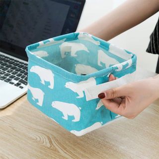 HL033 - Giỏ vải đựng đồ cá nhân văn phòng