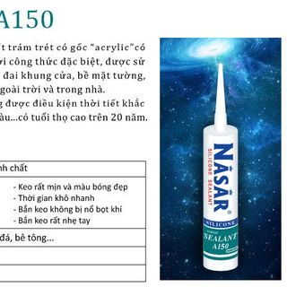 Keo silicone Nasar - A150