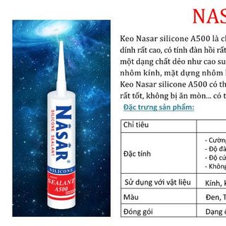 Keo silicone Nasar - A500