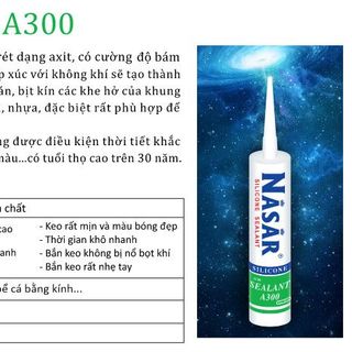 Keo silicone Nasar - A300