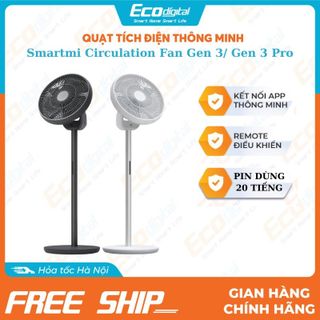 Quạt tích điện đối lưu Smartmi Xiaomi Gen 3 PRO Circulation Fan giá sỉ