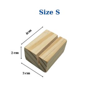 Giá đỡ kẹp ảnh, bưu thiếp, Kệ cài ảnh lưu niệm, đế gỗ bằng chất liệu gỗ cao cấp