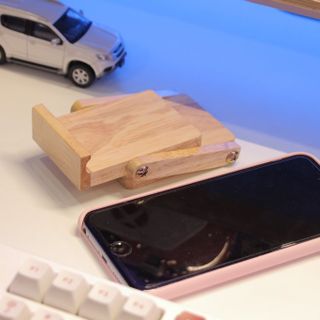 Giá đỡ điện thoại gỗ, kệ điện thoại gỗ xếp gập giá rẻ