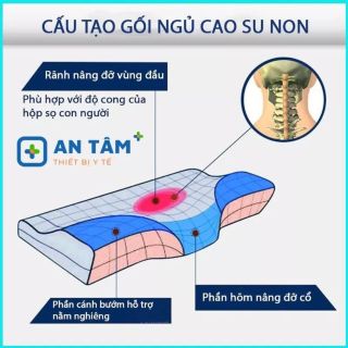 Gối cao su non Nhật Bản