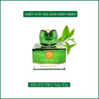 Kem pt Bert thảo mộc Trà xanh mụn thâm mờ sẹo 30gr (giá bao bì 486k)