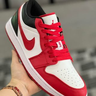 Giày Thể Thao Sneaker JD Low Nữ Đỏ-Trắng 1:1 Trung