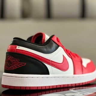 Giày Thể Thao Sneaker JD Low Nữ Đỏ-Trắng 1:1 Trung
