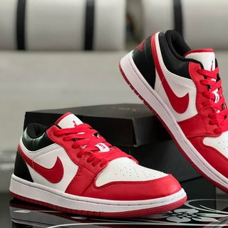 Giày Thể Thao Sneaker JD Low Nữ Đỏ-Trắng 1:1 Trung