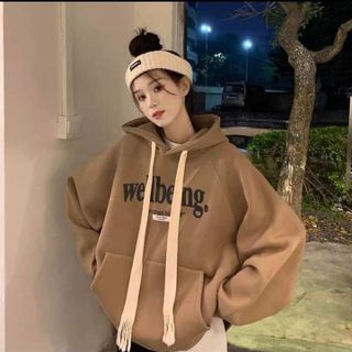 ÁO HOODIE FORM RỘNG MŨ 2 LỚP, CHẤT NỈ COTTON WELLBEING