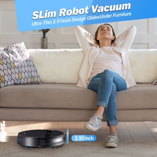 Robot hút bụi lau nhà - ONSON G20 - Lau khô ướt Hộp nước riêng Sạc tự động Cảm biến chống rơi