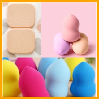 Bộ bông mút trang điểm 6 miếng make up Puff tán kem nền phấn phủ siêu mềm mịn