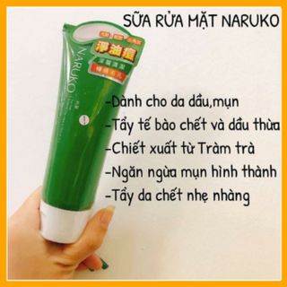Sữa Rửa Mặt Naruko Dạng Bùn Tràm Trà 120ml Tea Tree Purifying Clay Mask & Cleanser In 1
