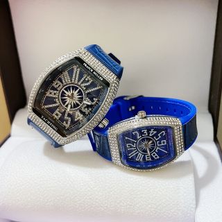 Đồng hồ da cặp fm mới