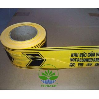Cuộn dây rào công trình, Băng rào cảnh báo, Rào chắn khu vực cấm 100m (Cuộn)
