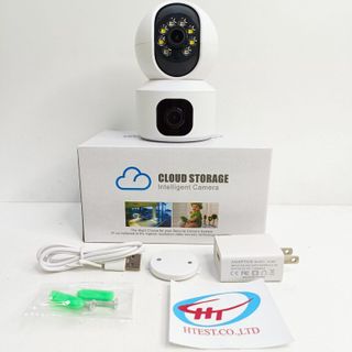 CAMERA YOOSEE QS415 – 2 MẮT 2 KHUNG HÌNH TRONG NHÀ (hiện 2 màn hình 2 mắt cùng lúc)