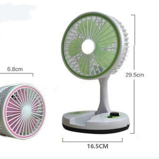 Quạt mini gấp gọn có đèn ledo