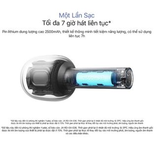 Mic hát karaoke Xiaomi song microphone kết hợp loa Bluetooth 5.1 âm thanh nổi khử tiếng ồn 2500mAh