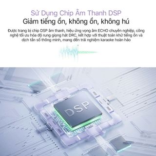 Mic hát karaoke Xiaomi song microphone kết hợp loa Bluetooth 5.1 âm thanh nổi khử tiếng ồn 2500mAh