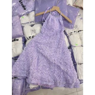 ĐẦM CỔ YẾM ĐÍNH ĐÁ ( VIDEO CHÍNH CHỦ)