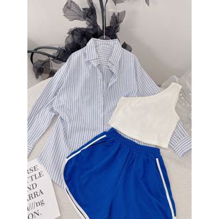 Set sơ mi sọc 3 món - Hàng mới