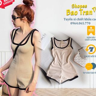 Jumpsuit Baby Nude Viền Đen - "hàng mới mỗi ngày" giá sỉ