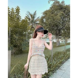 SET BỘ 2S LEN MÓC HOẠ TIẾT + SHORT (hg qc)