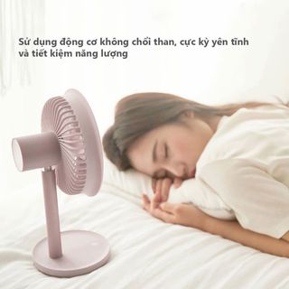 Quạt mini cầm tay xiaomi sạc điện tích điện để bàn văn phòng SOLOVE F5