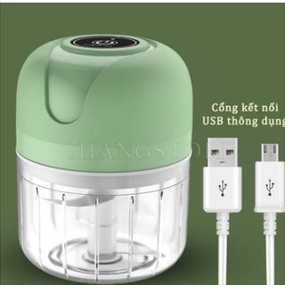 MÁY XAY TỎI SẠC ĐIỆN MẪU MỚI