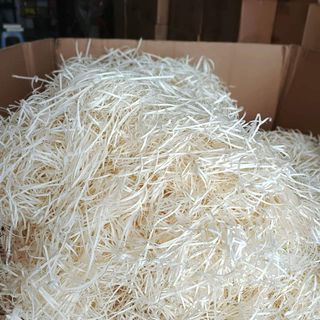 giấy rơm sợi màu trắng kem (be)