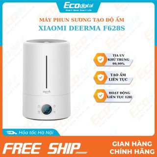 Máy tạo ẩm phun sương Deerma khuếch tán tinh dầu tia UV khử trùng 99,9% tạo ẩm liên tực tới 12 giờ F628s 5L giá sỉ