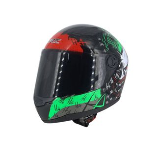 Mũ bảo hiểm fullface tem SRT kèm đuôi gió
