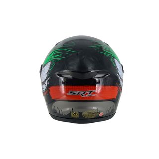 Mũ bảo hiểm fullface tem SRT kèm đuôi gió