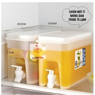 BÌNH NƯỚC CÓ VÒI ĐỂ TỦ LẠNH 3,5L