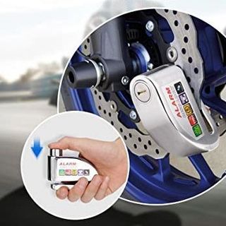 Ổ khóa Đĩa xe máy Chống Trộm có Còi Hú báo động ALARM R8201