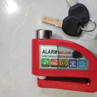 Ổ khóa Đĩa xe máy Chống Trộm có Còi Hú báo động ALARM R8201
