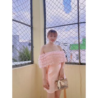Set Crop Hồng Lông Vũ Chân Váy - "hàng mới mỗi ngày"