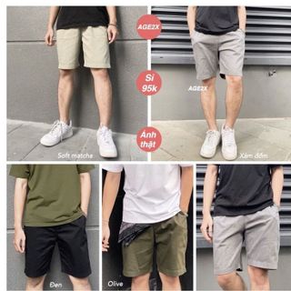 Quần Short Kaki nam Chất kaki cotton Mềm Xịn Hàng vnxk chất lượng cao AGE2X