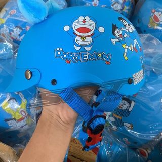 Mũ bảo hiểm trẻ em ddorremon SRT bé dưới 8 tuổi