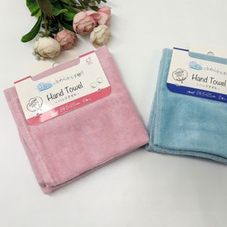 Set 2 khăn mặt 100% cotton mềm mịn cho bé nhập khẩu từ Nhật Bản