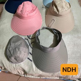 Mũ chống nắng nữ 3in1 có thể tháo rời.
